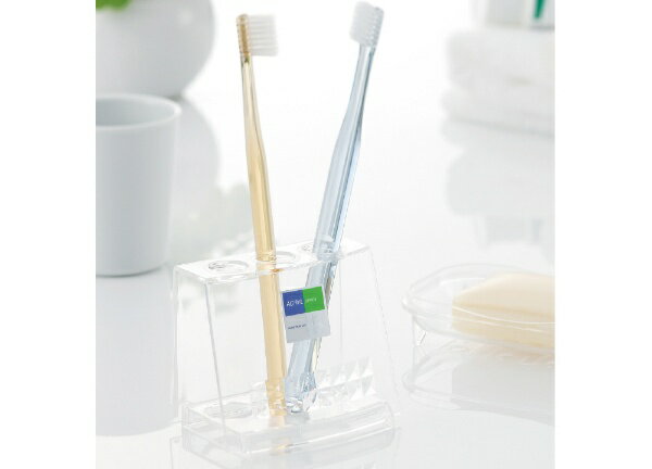 イノマタ化学｜inomata #2214 アクリル歯ブラシスタンド クリアー