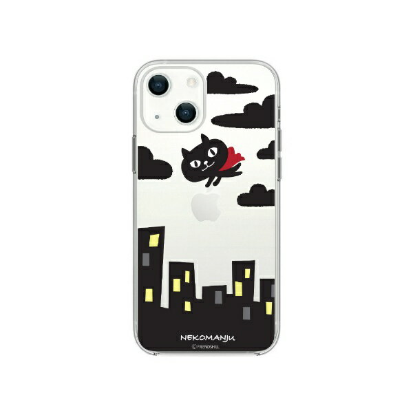 乐天商城 - ROA｜ロア iPhone 13 mini対応 5.4 inch ネコマンジュウクリアケース 赤いマント abbi FRIENDS ABF21711i13MN