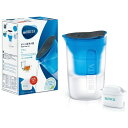 ブリタ｜BRITA ポット型浄水器（マクストラプラスカートリッジ ピュアパフォーマンス1個付）【日本正規品】 ファン ブルー KBFNCB1Q