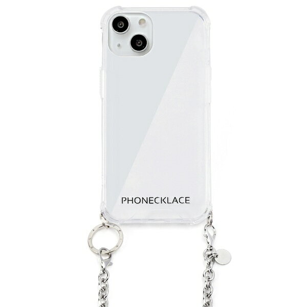 ROA�å��� iPhone 13 �б� 6.1 inch 2�㡡�������󥷥��������ȥ�å��դ����ꥢ������ ����С� PHONECKLACE PN21589i13SV