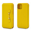 ラスタバナナ｜RastaBanana iPhone 13 対応 6.1inch 2眼 Viviana ビット付き手帳型 イエロー 6392IP161BO