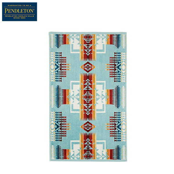 PENDLETON｜ペンドルトン アイコニックジャガードタオル ハンド Iconic Jacquard Towels Hand(46×76cm/チーフジョセフアクア) 19377268-51128