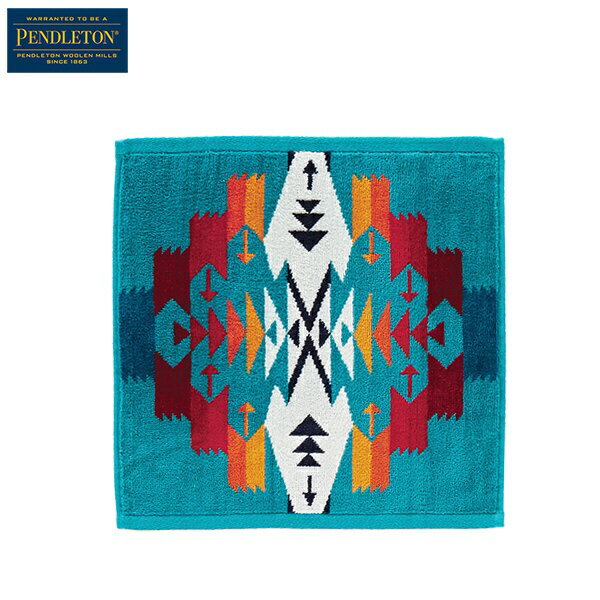PENDLETON｜ペンドルトン タオル アイコニックジャガードタオル Wash PENDELTON HOME COLLECTION Iconic Jacquard Towels Wash(33×33cm/ツーソンターコイズ) 19377269-53508