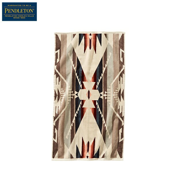 PENDLETON｜ペンドルトン アイコニックジャガードタオル ハンド Iconic Jacquard Towels Hand(46×76cm/ホワイトサンズ) 19377268-53555