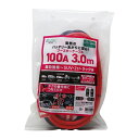 大自工業|DAIJI INDUSTRY ブースターケーブル 軽自動車~2tトラック用 DC12V/24V・100A 3m BT-22