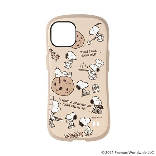 HAMEE｜ハミィ [iPhone 13 対応 6.1inch 2眼専用]PEANUTS/ピーナッツ iFace First Class Cafeケース iFace チョコチップクッキー 41-935439