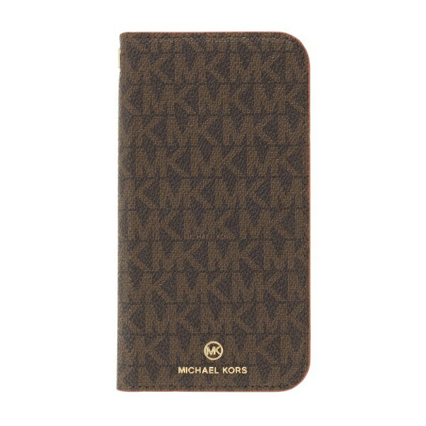 マイケルコース｜MICHAEL KORS MICHAEL KORS - Folio Case Edge Corting with Tassel Charm for iPhone 13 mini  MICHAEL KORS　マイケルコース ブラウン/レッド MKECBRDFLIP2154