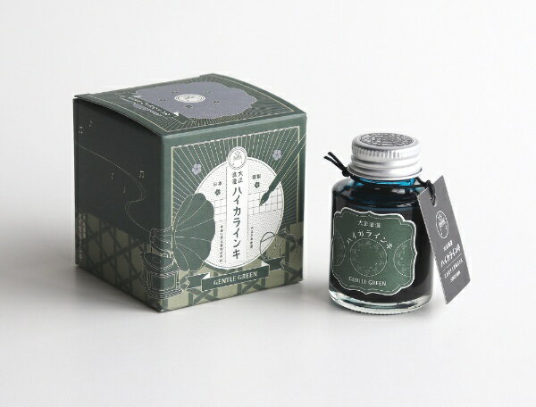 寺西｜Teranishi Chemical Industry 大正浪漫 ハイカラインキ GUITAR(ギター) ジェントルグリーン TRH-40ML-T62