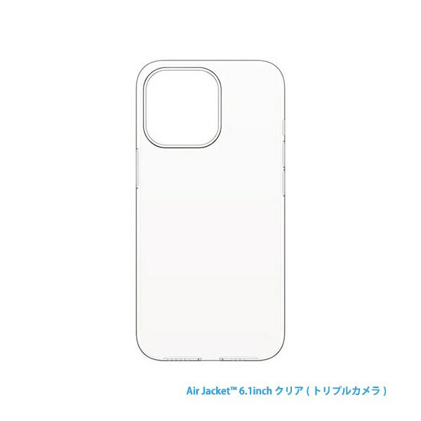 パワーサポート｜POWER SUPPORT iPhone 13 Pro対応 6.1inch 3眼 Air Jacket クリア PIPT-71