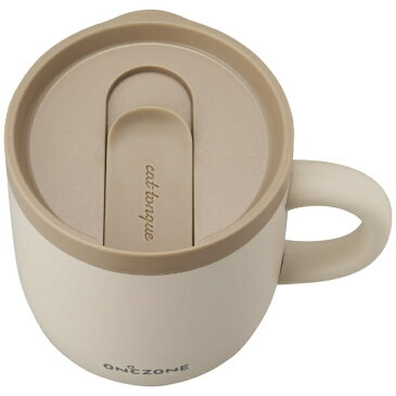 ドウシシャ|DOSHISHA 猫舌専科マグカップ 260ml ピンクベージュ OZNM260PBE