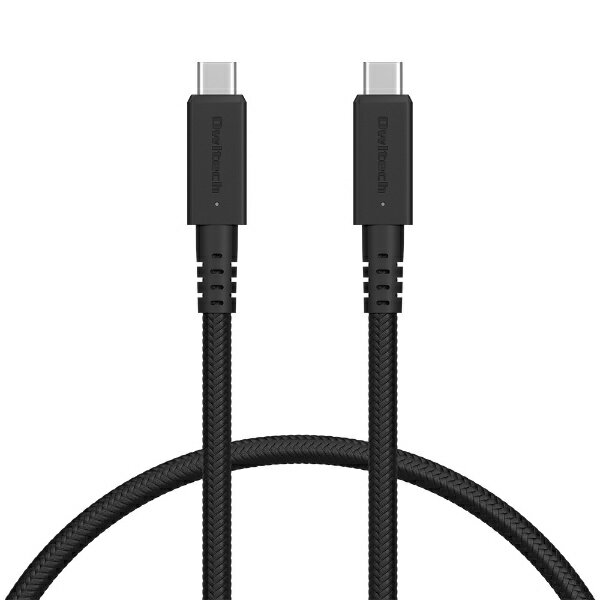 OWLTECH｜オウルテック USB-C ⇔ USB-Cケーブル [充電 /転送 /1.0m /PD100W /USB3.2 Gen2] ブラック OWL-CBKG2PCC10-BK 2