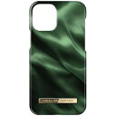 アイディール スマホケース レディース IDEAL OF SWEDEN｜アイディールオブスウェーデン iPhone13 mini FASHION CASE EMERALD SATIN エメラルドサーティン IDFCAW19-I2154-154