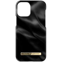 アイディール スマホケース レディース IDEAL OF SWEDEN｜アイディールオブスウェーデン iPhone13 mini FASHION CASE BLACK SATIN ブラックサーティン IDFCSS21-I2154-312