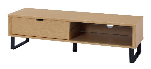 東谷｜AZUMAYA ローボード シーム ※〜52V型対応（W120×D35×H34cm） SO-852NA ナチュラル【キャンセル・返品不可】