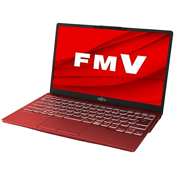 富士通｜FUJITSU ノートパソコン LIFEBOOK UH90/F3 ガーネットレッド FMVU90F3R [13.3型 /Windows11 Home /intel Core i7 /メモリ：8GB /SSD：512GB /Office HomeandBusiness /2021年10月モデル]【rb_win11】【rbpc2022】