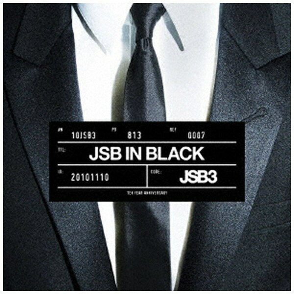 エイベックス・エンタテインメント|Avex Entertainment 三代目 J SOUL BROTHERS from EXILE TRIBE/ JSB IN BLACK【CD】 【代金引換配送不可】
