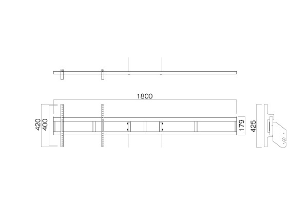 ハヤミ工産｜Hayami Industry オプションマルチ金具左右2連 PHP-B8206Y