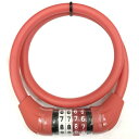 TOP|トップ ワイヤーロック マイセット コンパクト ダイヤルロック60(マットレッド) TPLCMYSETCOMPACT60RD