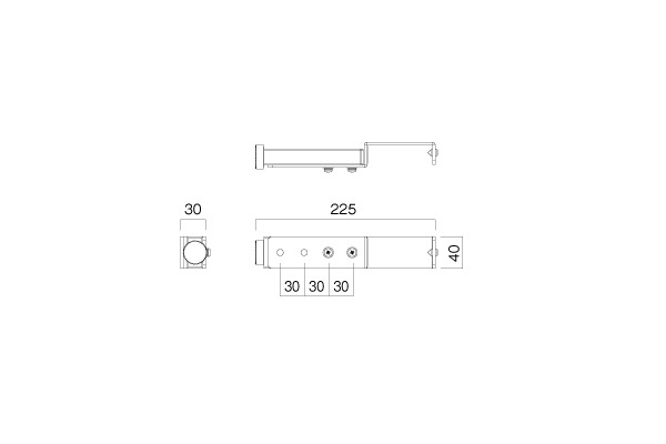 ハヤミ工産｜Hayami Industry オプションディスプレイ背面受け金具 PHP-B8207