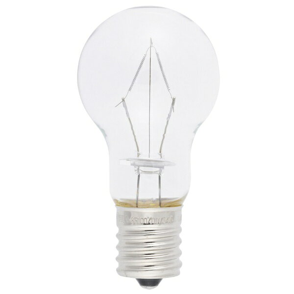 オーム電機｜OHM ELECTRIC ミニクリプトン球 E17 クリア 2個入 KR100/110V36WC/2P ...
