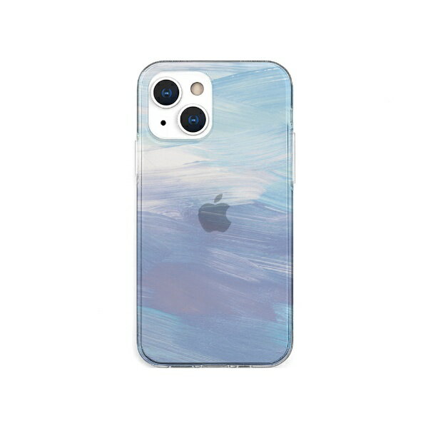 ROA｜ロア iPhone 13 mini対応 5.4 inch ソフトクリアケース　Blue　pastel AKAN AK20958i13MN