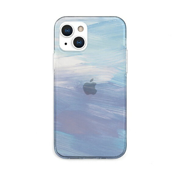 ROA｜ロア iPhone 13 対応 6.1inch 2眼ソフトクリアケース　Blue　pastel AKAN AK20985i13