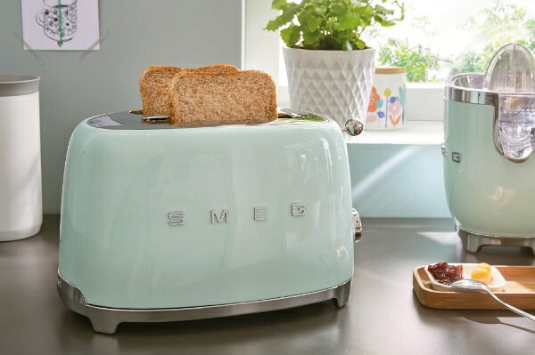 SMEG｜スメッグ トースター パステルグリーン TSF01PGJP [2枚]