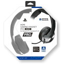HORI|ホリ ホリ ゲーミングヘッドセット プロ for PlayStation5 PlayStation4 PC ブラック SPF-008【PS5/PS4/...