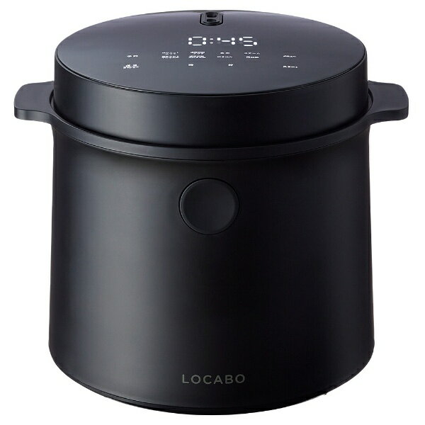 LOCABO 【38%OFF】糖質カット炊飯器（糖質カット炊きは2合まで /通常炊きは5合まで） LOCABO ブラック JM-C20E-B [5合 /マイコン][ロカボ 糖質OFF]