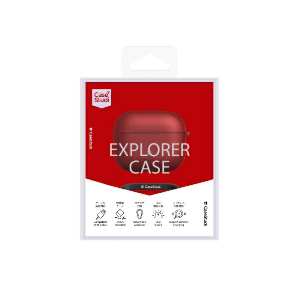 KUTUROGIAN�å��ĥ������� AirPods(��3����)������ casestudi EXPOLORER Casestudi ��å� CS-AP4-EX-RD