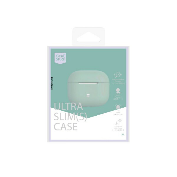 KUTUROGIAN�å��ĥ������� AirPods(��3����)������ ���ꥳ�󥱡��� ULTRA SLIM Casestudi �ƥ��ե��ˡ� CS-AP4-ULS-TF
