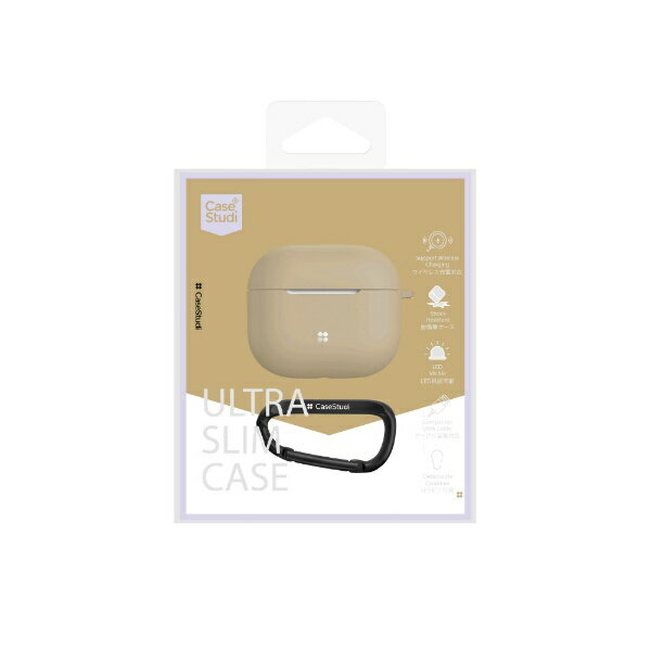 KUTUROGIAN�å��ĥ������� AirPods(��3����)������ ���ꥳ�󥱡��� ULTRA SLIM Casestudi ������ CS-AP4-ULSR-KK