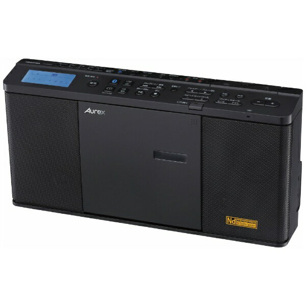 東芝｜TOSHIBA CDラジオ Aurexシリーズ ブラック TY-ANX2(K) [ワイドFM対応 /Bluet...