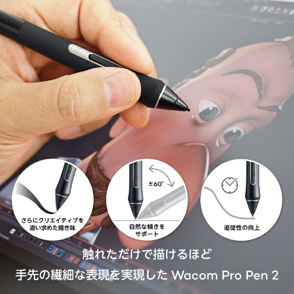 WACOM｜ワコム DTH167K0D 液晶ペンタブレット Cintiq Pro 16 (2021) ブラック [15.6型] 2