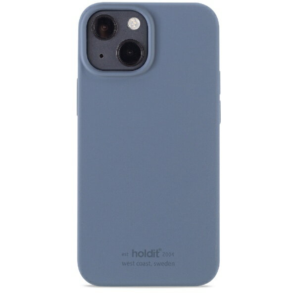 ホールディット スマホケース レディース HOLDIT｜ホールディット iPhone13mini用シリコンケース パシフィックブルー 15260