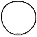 BANDEL|バンデル 磁気ネックレス Bold Necklace Stack ボールド ネックレス スタック(52cm/シルバー×ブラック)HLCNBSDSB52
