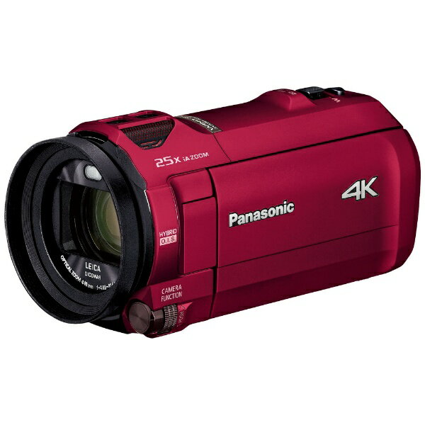 パナソニック｜Panasonic デジタル4Kビデオカメラ レッド HC-VX992MS-R [4K対応]【HCVX992MSR】