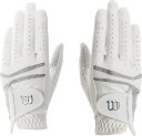 キャスコ|kasco 【レディース 両手用】ゴルフグローブ ハイパーパフォーマンス HYPER PERFORMANCE Wilson Staff(20cm/ホワ...