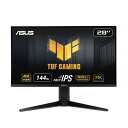 ASUS｜エイスース ゲーミングモニター TUF Gaming ブラック VG28UQL1A 28型 /4K(3840×2160） /ワイド