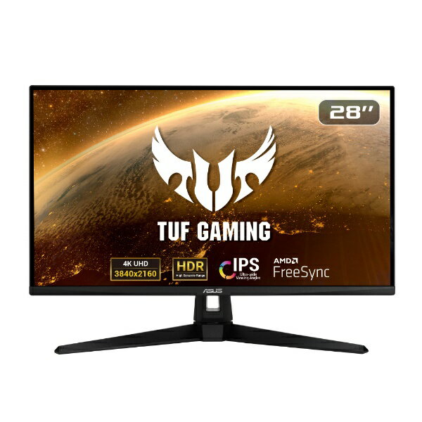 ASUS｜エイスース ゲーミングモニター TUF Gaming ブラック VG289Q1A [28型 /4K(3840×2160） /ワイド]