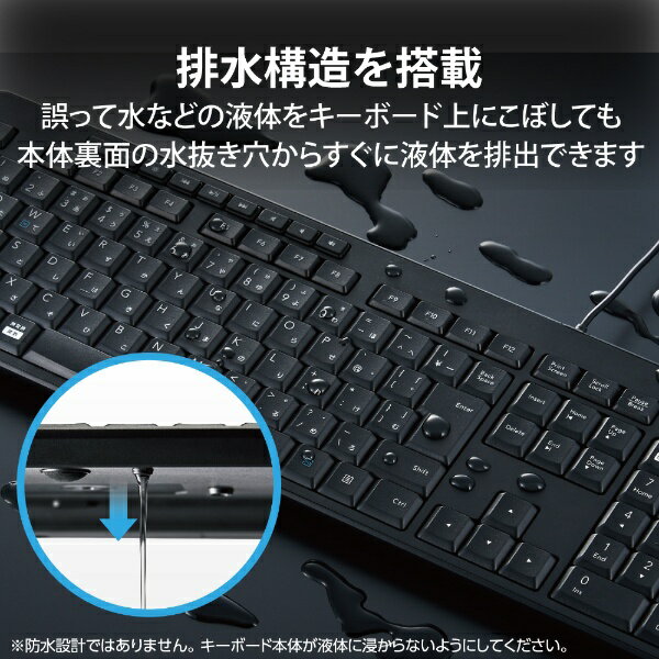 ELECOM�å��쥳�� �����ܡ��� ����(Chrome/Mac/Win) �֥�å� TK-FCM114SKBK [ͭ�� /USB]