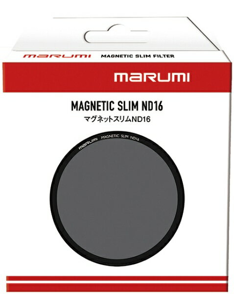 マグネットスリム用ND16です。 ・通常のフィルターは重ね付けできません。重ね付けする際は、マルミマグネットスリムシリーズのフィルターをお使い下さい。