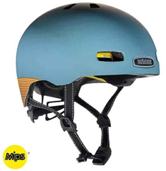 NUTCASE｜ナットケース 自転車用ヘルメット Street Helmet(Mサイズ：56〜60cm/Blue Steel ブルー スチール) 【MIPS採用モデル】【返品不可】