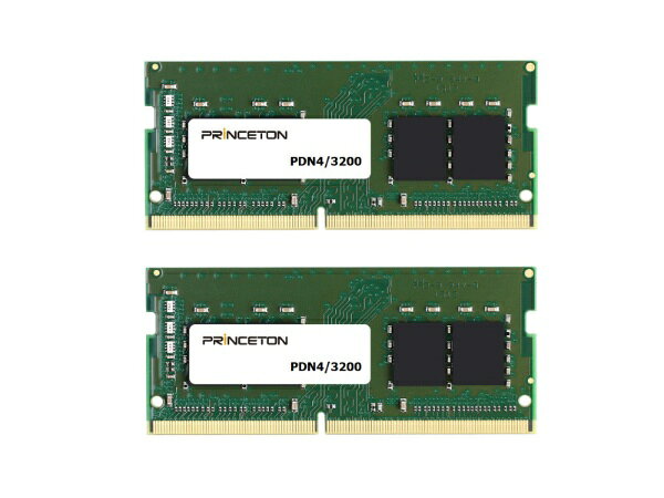 PRINCETON 増設メモリ ノートPC用 PDN4/3200-32GX2 [SO-DIMM DDR4 /32GB /2枚]