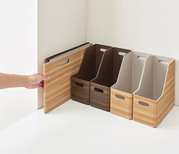 キングジム｜KING JIM ボックスファイルA4ヨコ　KW4033ナチ KIINI（キーニ） ナチュラル KW4033-NA 3