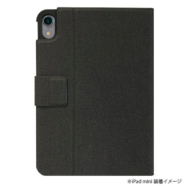 ナカバヤシ｜Nakabayashi iPad mini（第6世代）用 回転式カバー ブラック TBC-IPM2109BK