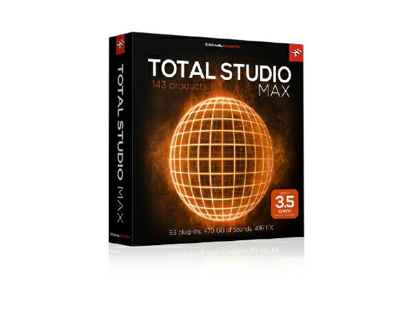 IKMULTIMEDIA｜アイ ケー マルチメディア Total Studio 3.5 Max 初回限定版 Win Mac用