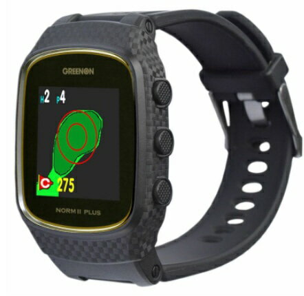 GREENON｜グリーンオン GPSゴルフナビゲーション ザ・ゴルフウォッチ ノルム2プラス THE GOLF WATCH NORM II PLUS(ブラック) G020B