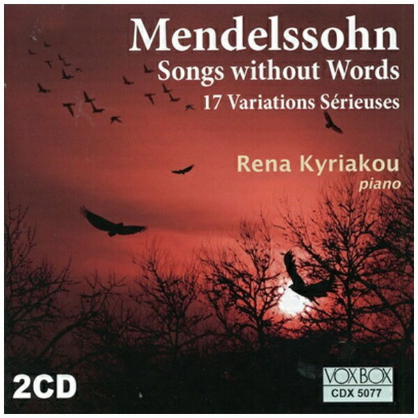 インディーズ レナ・キリアコウ（p）/ メンデルスゾーン：無言歌集/厳格な変奏曲【CD】 【代金引換配送不可】