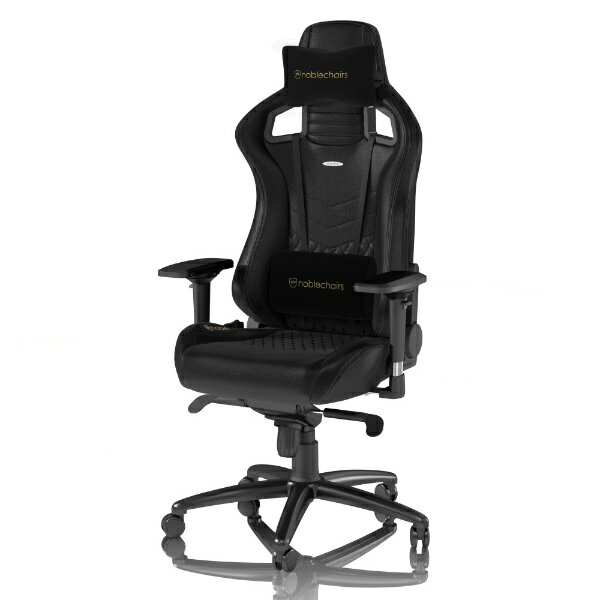 noblechairs｜ノーブルチェアーズ ゲーミングチェア EPIC Real Leather ブラック NBL-RL-BLA-002